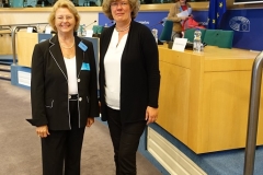 Hélène Sajons and Petra Kammerevert, MEP